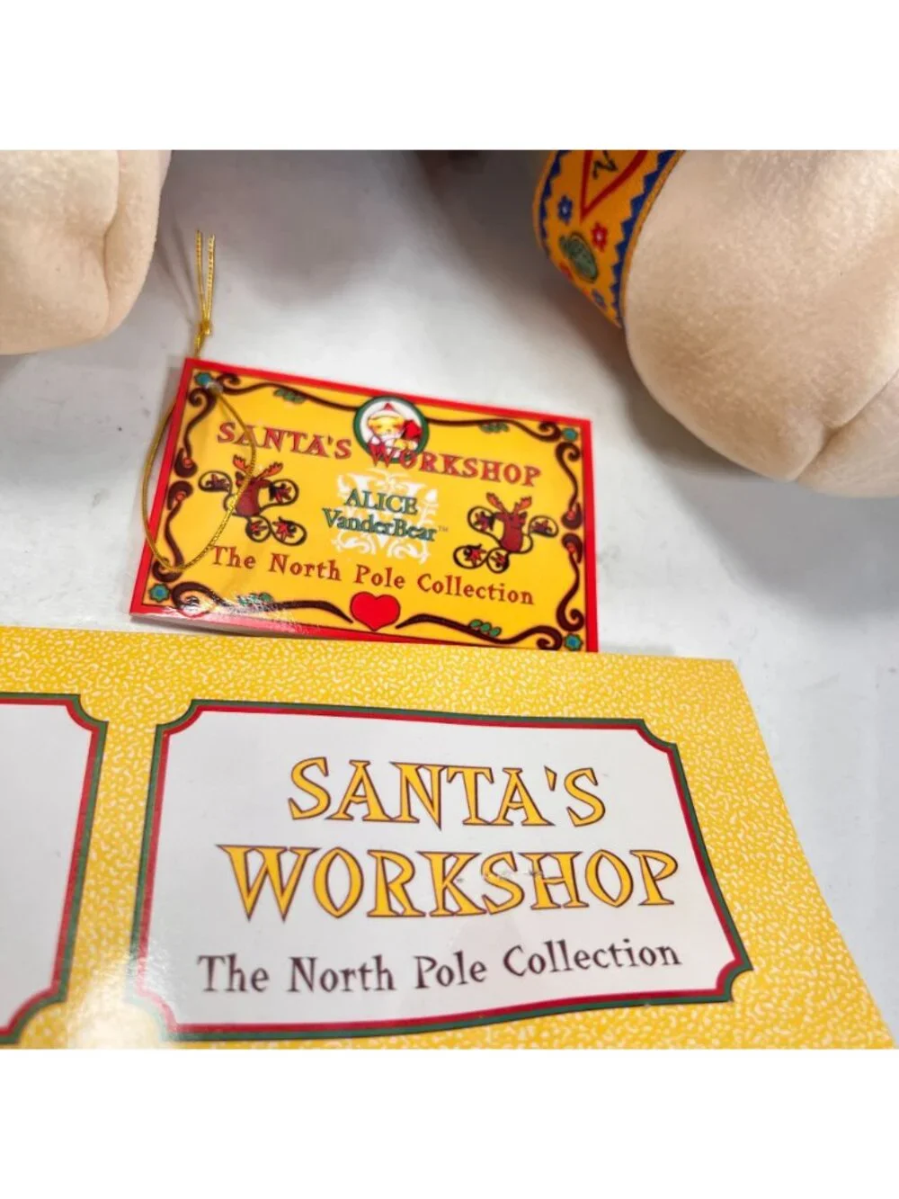 Vtg VanderBear Hoppy Vanderhare Santas Workshop Lot of 3 North American Bear Co